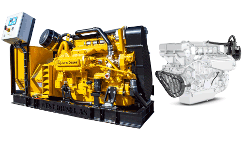 John Deere 6135 Marine Genset - West Diesel