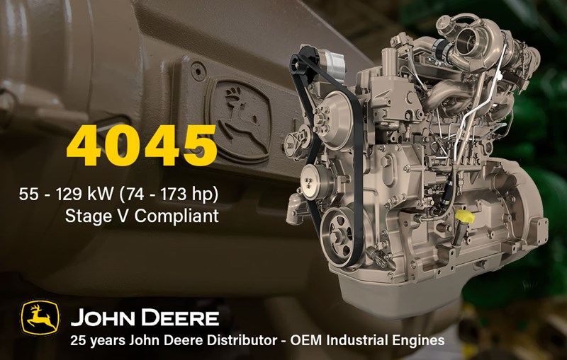 John Deere 4045 OEMIndustrial Complete Engine Solutions