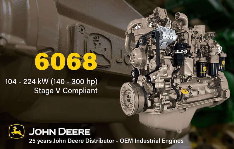 John Deere 6068 OEM- Industrial | Complete Engine solutions