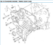 Billede af TIMING GEAR CASE - reservedele til nanni N2.10